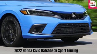 2022 Honda Civic Hatchback Sport Touring in Boost Blue Pearl [upl. by Ahtanaram582]