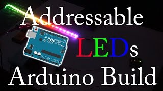 100 Addressable LED Lights Arduino Build Quick [upl. by Nylasor7]