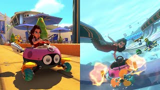 PAULINE WINS IN MARIO KART 8 DELUXE WAVE 6 DLC 150CC CHERRY CUP [upl. by Strohben]