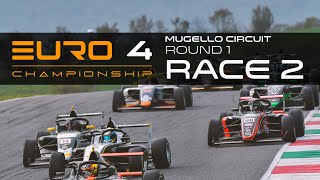 Euro 4 Championship  ACI Racing Weekend Mugello Circuit round 1  Race 2 [upl. by Gnuhp875]