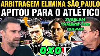 SPFC ELIMINADO ATLÉTICOMG 0 X 0 SÃO PAULO MELHORES MOMENTOS E POSJOGO  COPA DO BRASIL 2024 [upl. by Yila865]