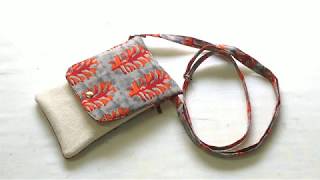 DIY Mobile Sling Bag for all age groups Scrap To Sling By Soul Art [upl. by Adaynek449]