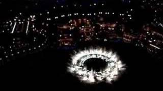 Bellagio fountain from Eiffel Tower at night in Las Vegas [upl. by Chipman]