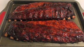 Smokey Mountain Baby Back Ribs on the WSM [upl. by Gaelan340]