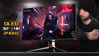 THIS is on Another Level  ASUS ROG Swift PG32UCDM  32quot 4K OLED 240Hz Gaming Monitor [upl. by Nylad]