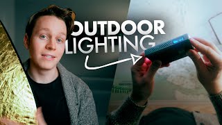 Simple OUTDOOR Lighting Setups  Filmmaking with Aidin Robbins [upl. by Hui]