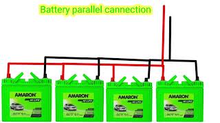 Battery parallel and series cannection manojshakya5599 [upl. by Akemet]