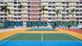 Choi Hung Estate Kowloon Hong Kong  4K Walk [upl. by Daenis]