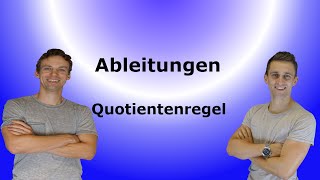 Ableitungen  Quotientenregel mit AufgabenLösung [upl. by Avat759]