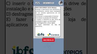 💾 QUESTÃO 155  INFORMÁTICA PARA CONCURSOS DOS CORREIOS concurso concursospúblicos informatica [upl. by Quirita220]