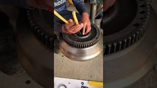 How to do a torque converter fitting  wheel loader 966h  part 2 [upl. by Ottilie10]