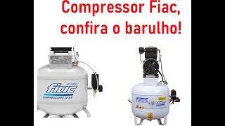 FIAC Compressor odontológico  Comparando o barulho [upl. by Lowney]