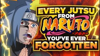 Every Jutsu From Naruto Youve Never Heard of [upl. by Nyrehtac]