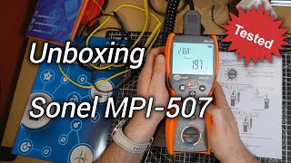 Unboxing Sonel MPI507  Tester multifunctional pentru instalatii electrice [upl. by Yeneffit]