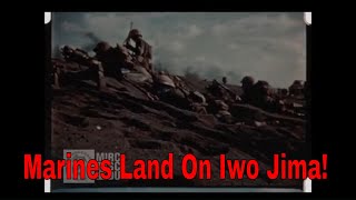 Battle Of Iwo Jima LVTs Land On Green Beach 1945  Left Right Left Podcast [upl. by Kcirej]