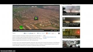 Breaking News Massive 225 Mile Wide Tornado Hits Moore Oklahoma [upl. by Nnaer651]