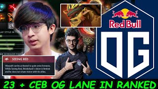 OG23savage Bristelback Carry Meta with Ceb OG LANE IN RANKED Dota 2 [upl. by Kathrine]