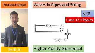 NEB  Class 12 Physics  Waves in Strings and Pipes Higher Ability  Educator Nepal  NS Sir [upl. by Ahtiuqal]