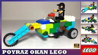 Lego Classic 10696 Seti ile Sepetli Motosiklet Yapımı [upl. by Zeena]