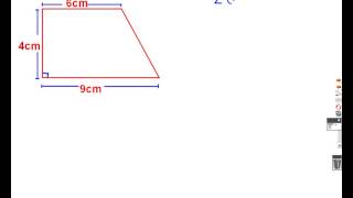 Area of Trapezium mathscast [upl. by Lapides570]