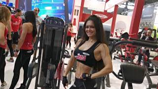 Panatta at FIBO 2019  Glutes Circuit [upl. by Oinotnas]