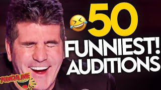 50 FUNNIEST BGT Auditions [upl. by Kat228]