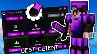 The NEW Best Minecraft Bedrock Client  Lyra Client CPS Counter Motion Blur [upl. by Eilyac]