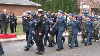 Kanata Remembrance Day Ceremony March Off 2024 [upl. by Eliza]