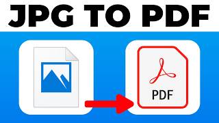 How to Convert JPG to PDF on PC iPhone amp Android 2024 StepByStep [upl. by Ahselyt]