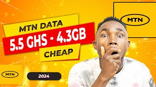 MTN 5GHC for 43GB Data Bundle  Cheap MTN Data Offer 2024 [upl. by Nicola]