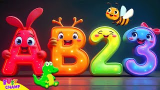 Learn ABC Phonics Shapes Numbers Colors  Toddler Learning Videos For 3 Year Olds  kidsvideos [upl. by Aliahs]