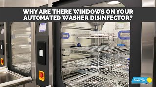 Why are there windows on your automated washer disinfector [upl. by Iarahs90]