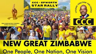 CCC EPWORTH STAR RALLY  HIGHLIGHTS NEW GREAT ZIMBABWE ONE PEOPLE ONE NATION ONE VISION [upl. by Arec]