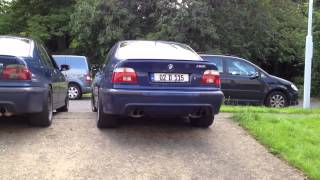 E39 M5s FMU with SS Xpipe v Supersprint exhaust amp xpipe [upl. by Bhatt]