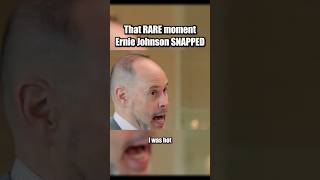 That RARE Moment ERNIE Johnson SNAPPED [upl. by Ruvolo74]