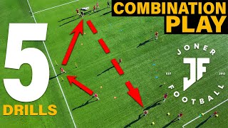 5 TEAM TRAINING PASSING DRILLS ⚽️  JONER FOOTBALL [upl. by Innattirb]