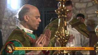 Solemn Pontifical High Mass of the Extraordinary Form – Archbishop Salvatore Cordileone [upl. by Sugna]