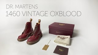 Dr Martens 1460 Vintage Oxblood Quilon [upl. by Yalhsa]