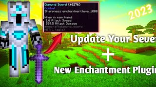 😱 New Version of Uber Enchant All new features Available  Aternos  Minecraft [upl. by Ahsenra]