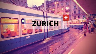 Zurich in 4 minutes  Travel video Switzerland 4K [upl. by Elvera]