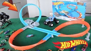 HOT WHEELS Pista de Corridas 8 com Carrinhos Elites de Brinquedos [upl. by Hogarth]