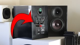 Make Bookshelf Speakers Active amp Bluetooth Dayton Audio WF60PA [upl. by Assila]