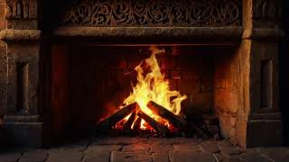 🔥 Relaxing Fireplace 247🔥Fireplace with Burning Logs amp Fire Sounds  Gentle Flames Ambience [upl. by Won]