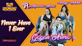 College Romance Cast Fun Segment  Apoorva Arora Gagan Arora Shreya Mehta  Exclusive  FilmiBeat [upl. by Aryt9]