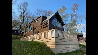 The Willows 2 quotThe Loftquot Lodge  A stunning 4 bed Lodge for sale at Finlake  WALK ROUND [upl. by Aij]