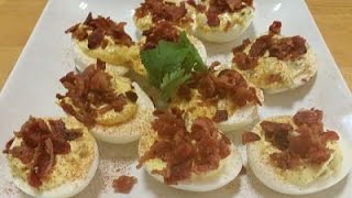 Jalapeno and Bacon Deviled Eggs Episode 44 [upl. by Luar]