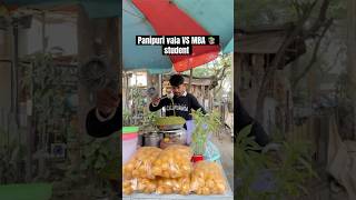 Panipuri vala VS MBA student  Vimal Gupta  funnyvideo panipuri foodie foodlover [upl. by Hoffer841]