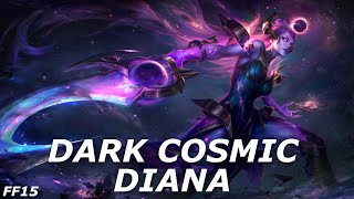 Dark Cosmic Diana  Skin Show PBE  League of Legends [upl. by Falcone893]