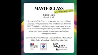 Master Classe quotACV Organisationnellequot [upl. by Lanna605]