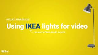 Using Ikea Lights for Video [upl. by Bussey435]